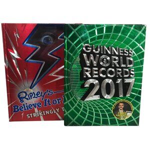 Guinness World Records 2017 Book Plus Ripleys Believe It Or Not! Strikingly True